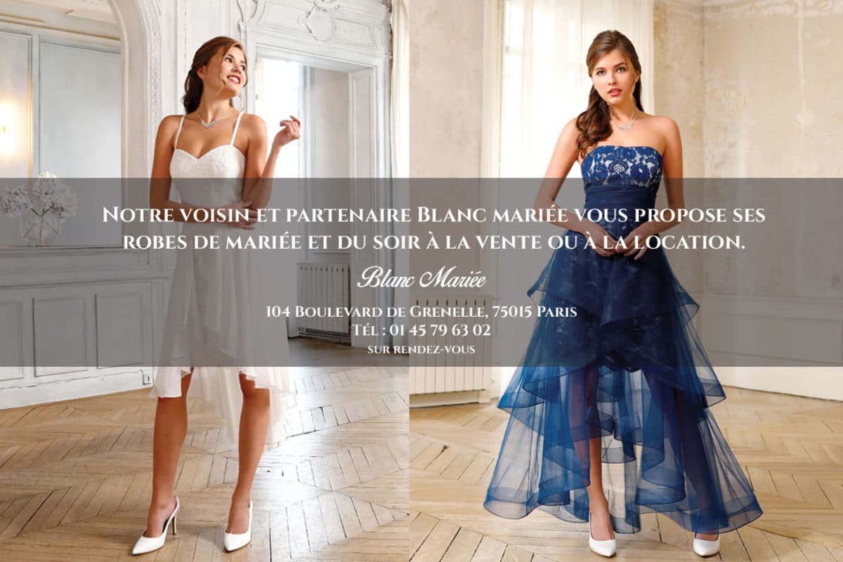 blanc mariee 104 boulevard de grenelle 75015 paris