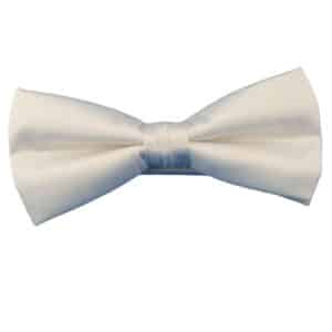Nœud Papillon Soie Blanc