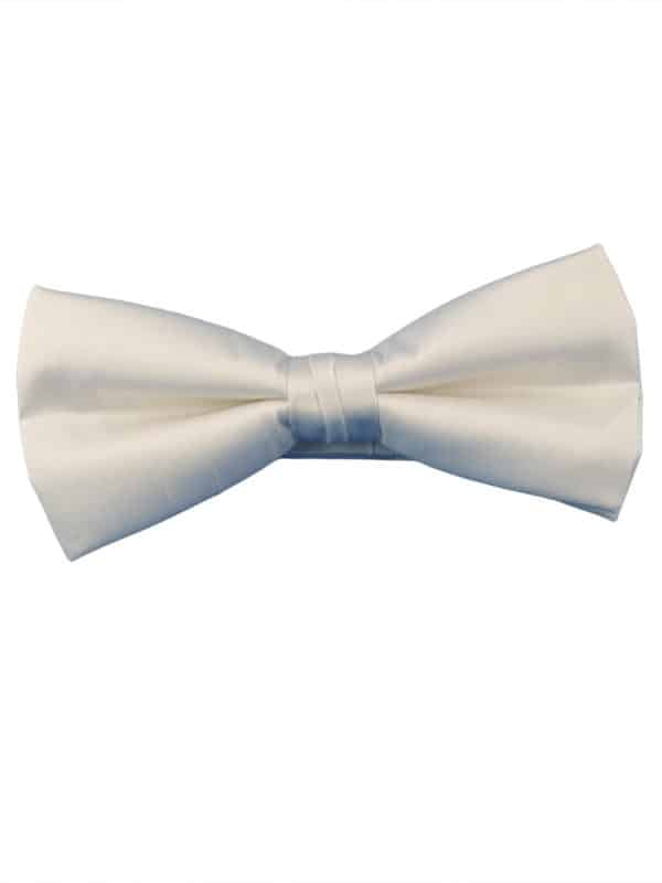 Nœud Papillon Soie Blanc