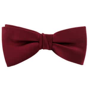 Nœud Papillon Soie Bordeaux
