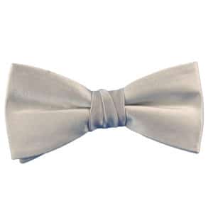 Nœud Papillon Soie Gris