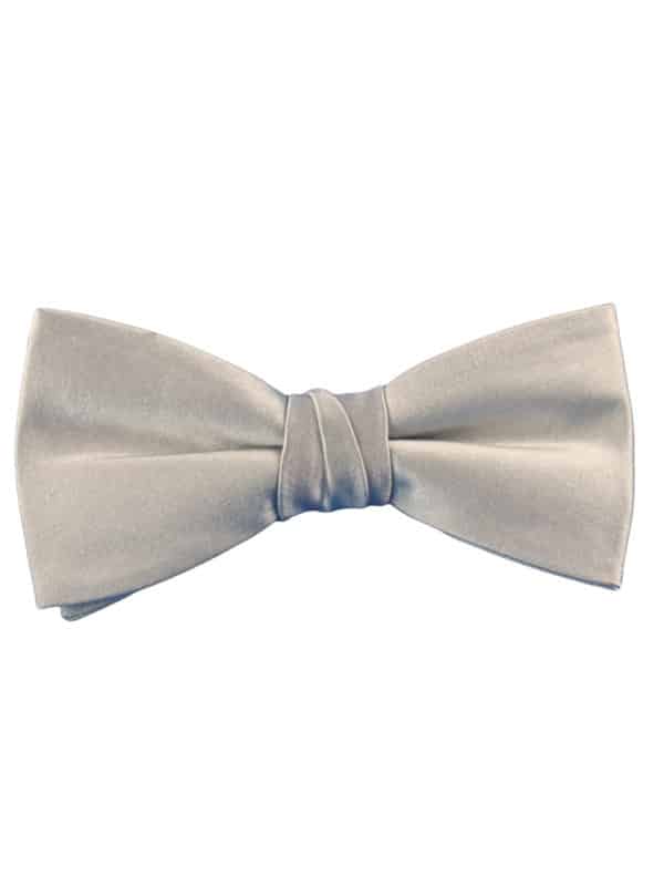 Nœud Papillon Soie Gris