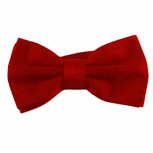 Nœud Papillon Polyester Rouge