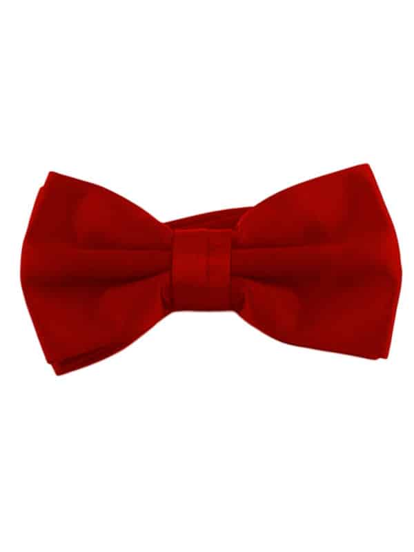 Nœud Papillon Polyester Rouge