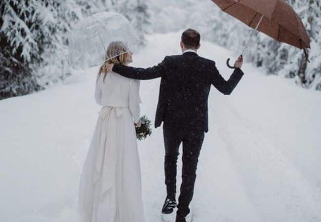 mariage en hiver quelle tenue pour le marié les deux oursons