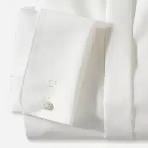 Alternative view of CHEMISE COUPE CLASSIQUE - IVOIRE - COL CASSE - LONGUES MANCHES