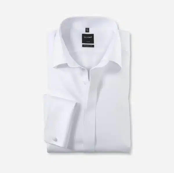 CHEMISE COUPE CLASSIQUE - BLANCHE - COL VILLE