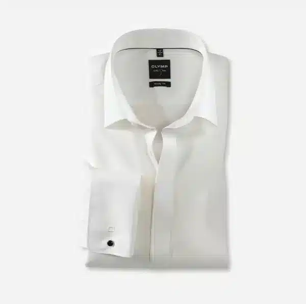 CHEMISE COUPE AJUSTEE - IVOIRE - COL VILLE