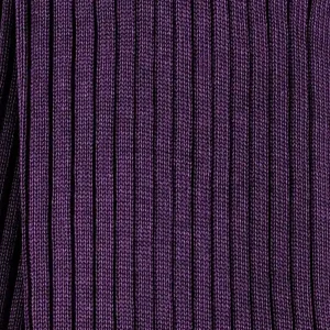 Alternative view of CHAUSSETTES AUBERGINE