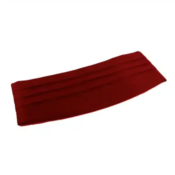 CEINTURE DE SMOKING BORDEAUX